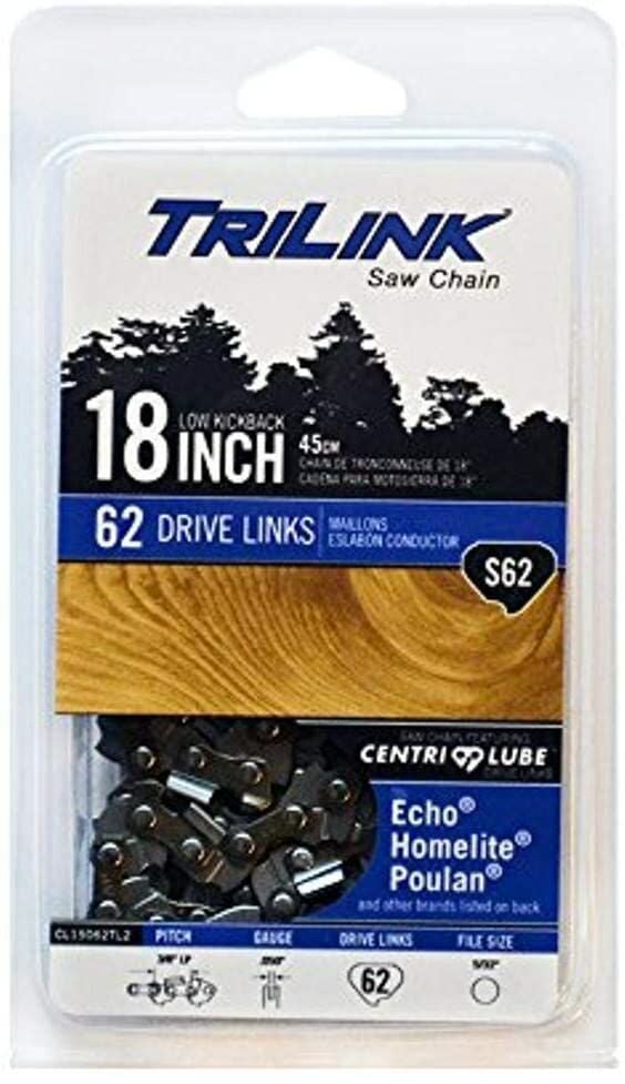 Trilink Saw Chain Cl15062Tl2 Cp-5 S62 Cl 18" Chain