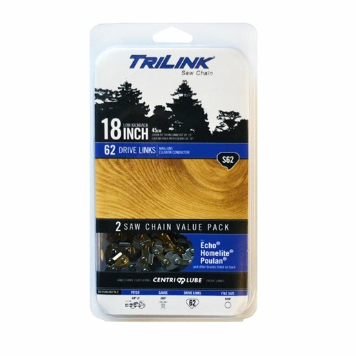 Trilink Saw Chain Cl15062X2Tl2 18" Twin Pack S62