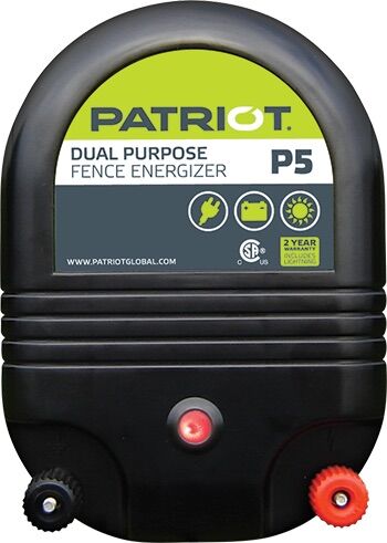 Patriot P5 Dual Purpose 0.50 Joule Fence Energizer