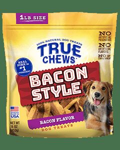 Bacon Style Dog Treats Made With Real Pork