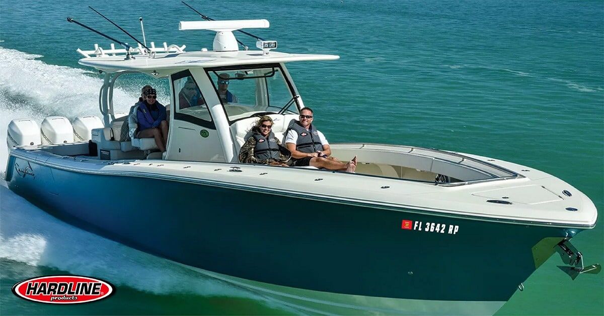 Hardline Products Solid White Boat Lettering Registration Kit, 3-In