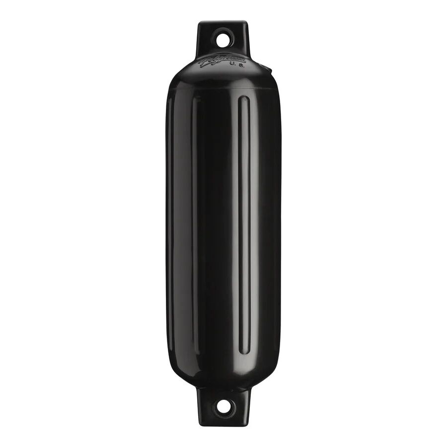 Polyform G-Series Black Boat Fender G-3, 5 1/2-In x 9-In