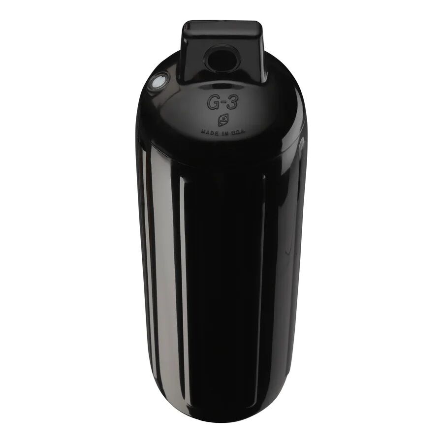 Polyform G-Series Black Boat Fender G-3, 5 1/2-In x 9-In