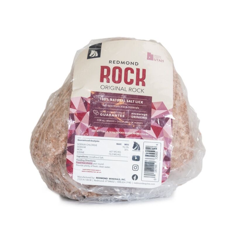 Redmond Rock Mined Horse Salt Lick, 7-Lb