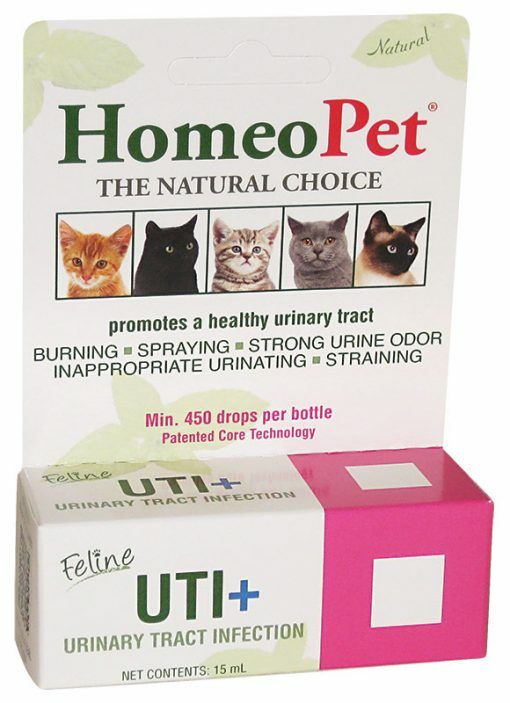 HomeoPet Feline UTI+ Medicine, 15-mL
