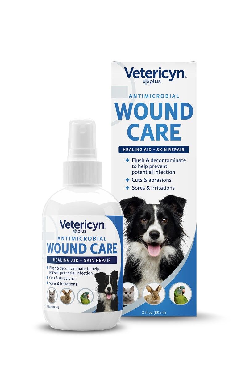 Vetericyn Plus Antimicrobial All Animal Wound & Skin Care, 3-Oz
