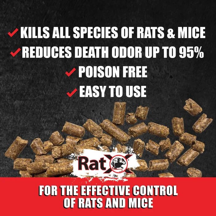 RatX Pellets Rat Control, 8-Oz