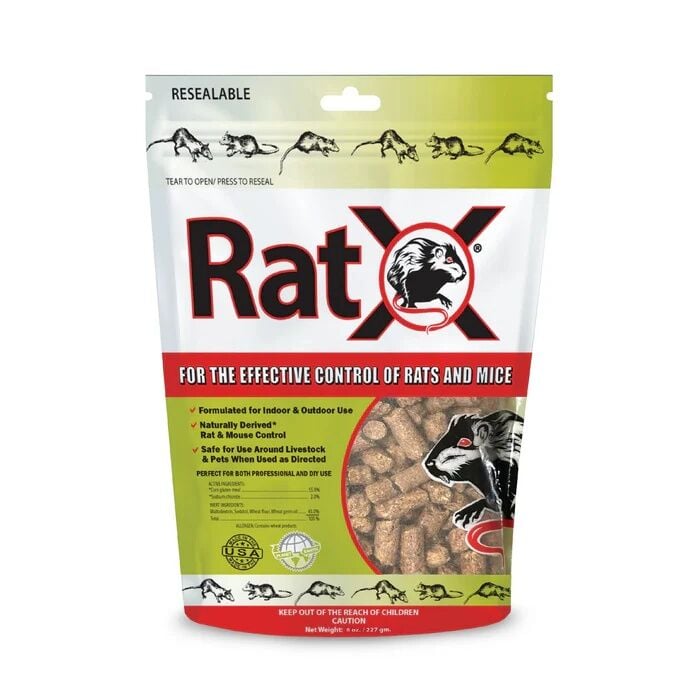 RatX Pellets Rat Control, 8-Oz