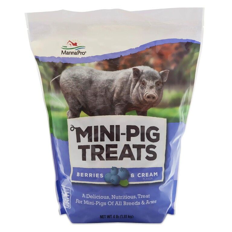 Manna Pro Mini-Pig Berries & Cream Treats, 4-Lb