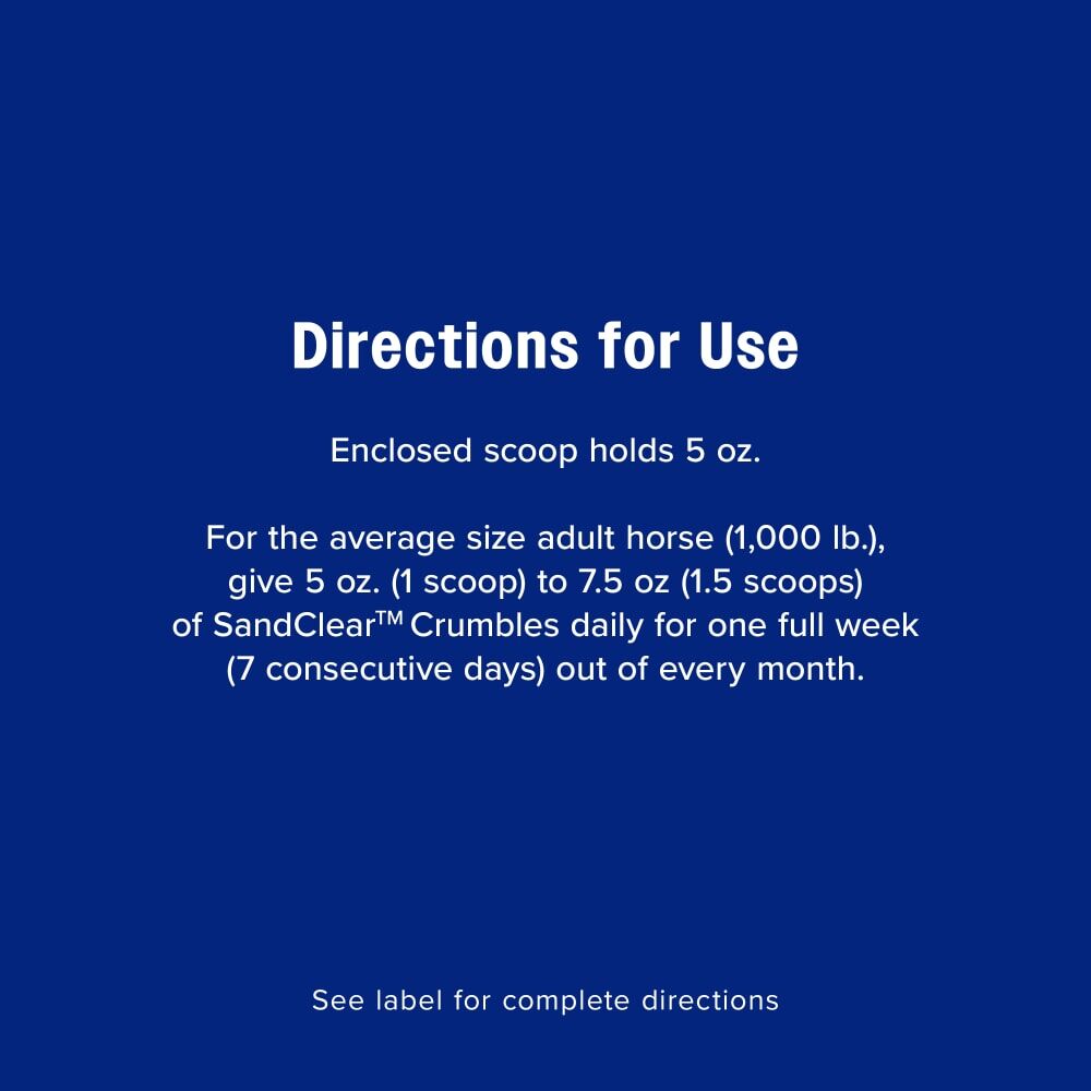 Farnam SandClear Natural Psyllium Crumbles, 10-Lb