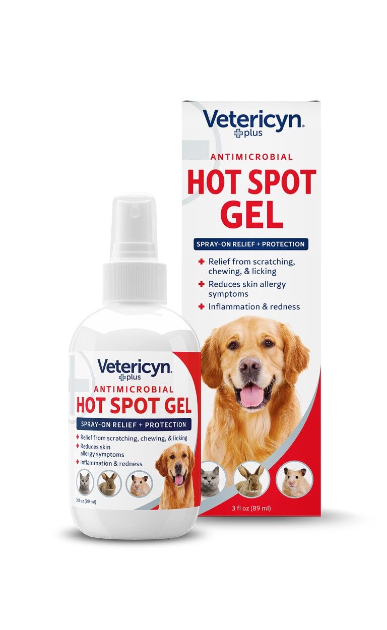 Vetericyn Plus Antimicrobial Hot Spot Antimicrobial Gel, 3-Oz