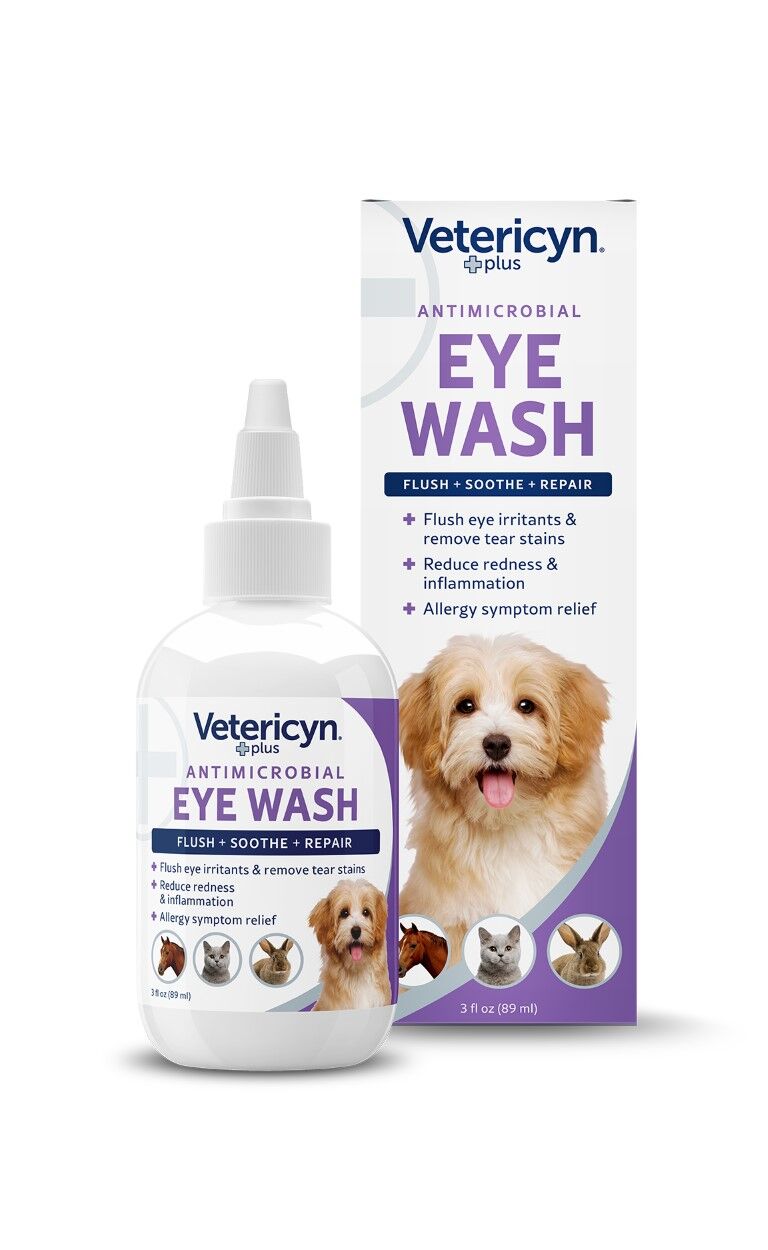 Eye Wash Jeffers Vet Supply Dog Pink Eye Drops Vetericyn For