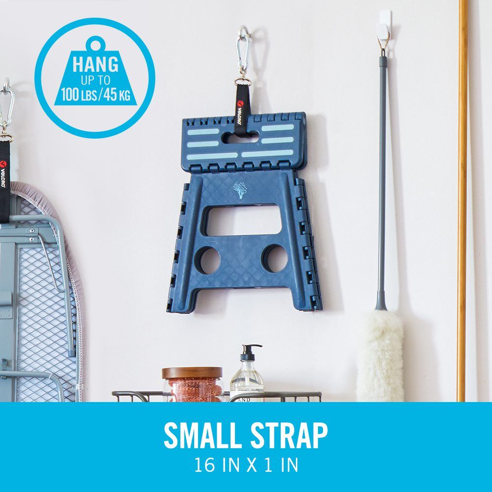 Velcro Small Easy Hang Storage Straps, 100-Lb