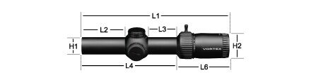 Vortex Strike Eagle 1-8x24 SFP Scope