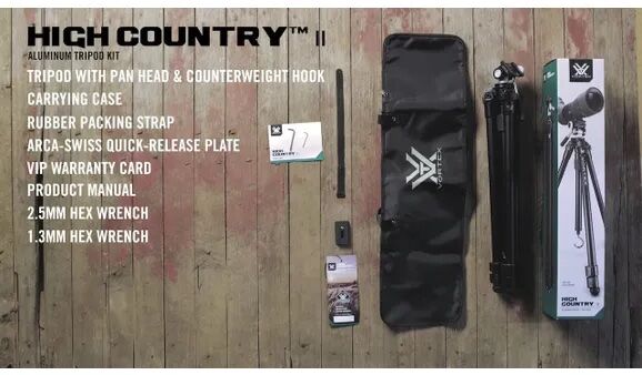Vortex High Country II Aluminum Tripod