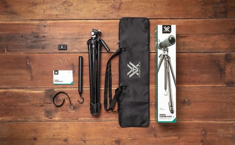 Vortex High Country II Aluminum Tripod + Pan Head