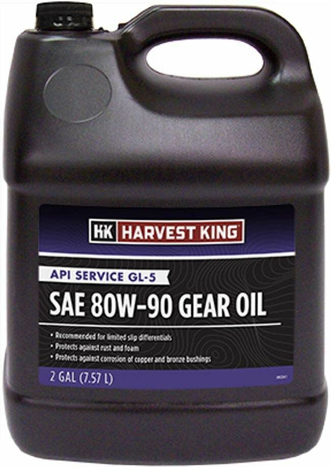 Harvest King 2 Gallons Api Service Gl-5 SAE 80W-90 Gear Oil