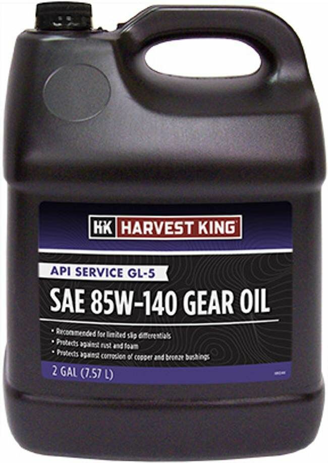 Harvest King 2 Gallons Api Service Gl-5 SAE 85W-140 Gear Oil