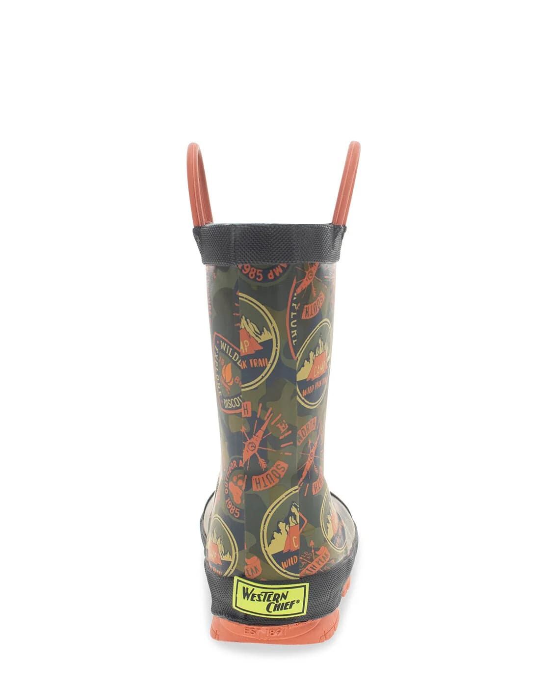 Western Chief Kids' Adventure Patch Rain Boot