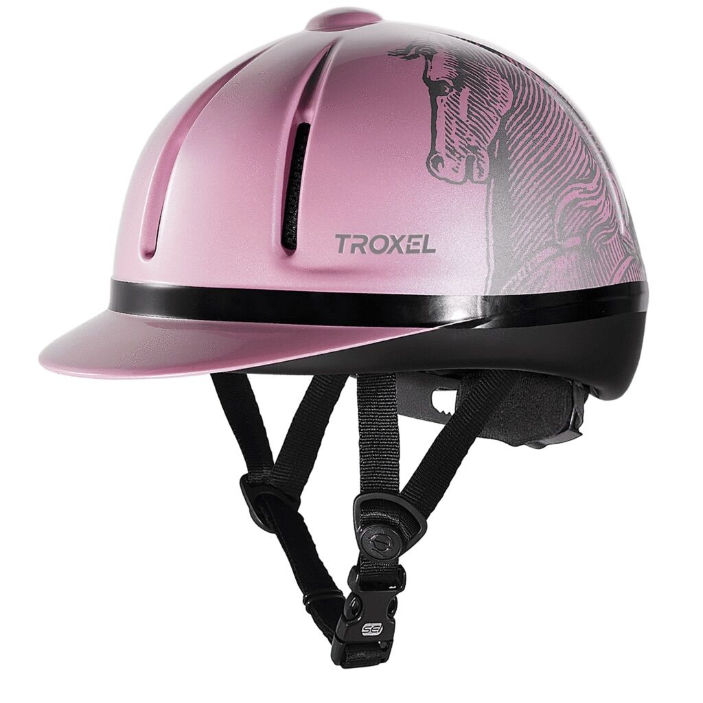 MED PINK ANTIQUUS HELMET
