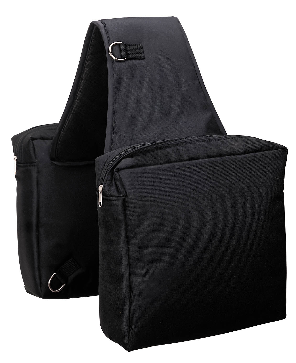 BLACK HEAVY SADDLE BAG