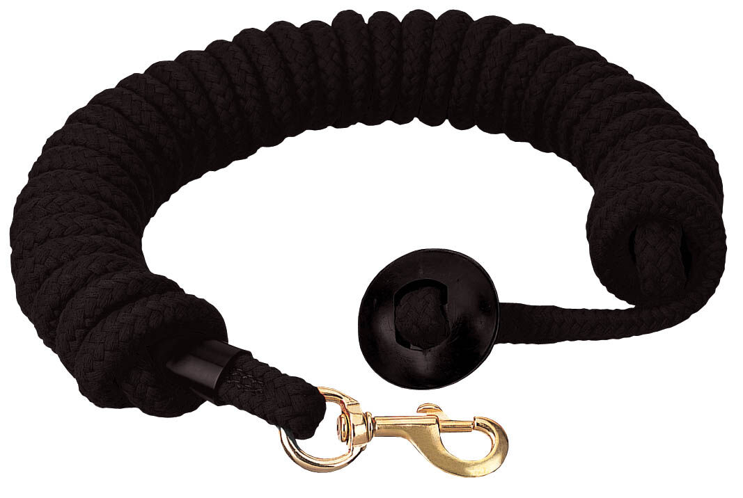 25' BLK COTTON LUNGE LINE