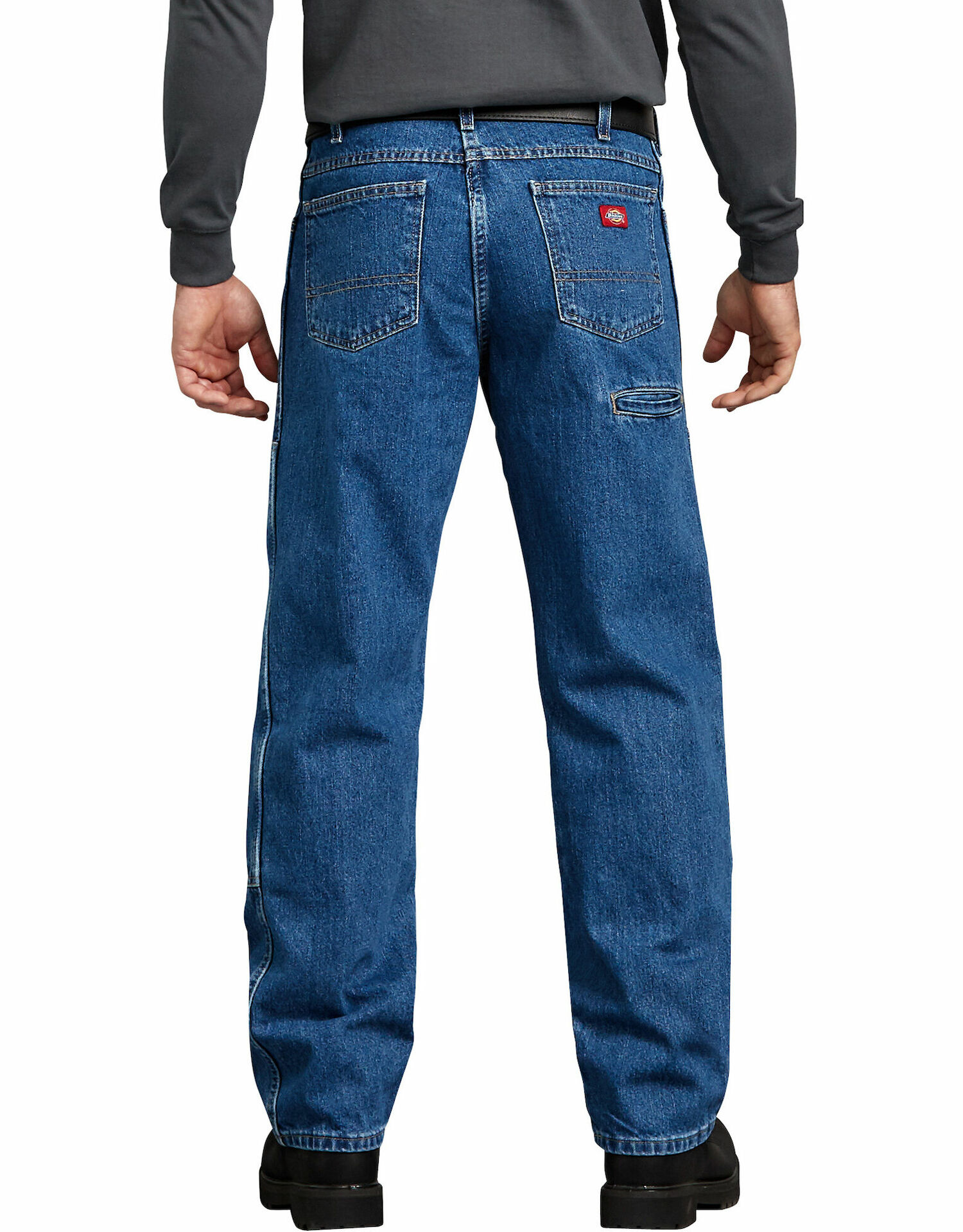 Dickies Men's Relaxed Fit Double Knee Jean  