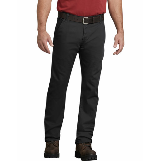 FLEX Regular Fit Straight Leg Tough Max™ Duck Carpenter Pants, Stonewashed Moss Green