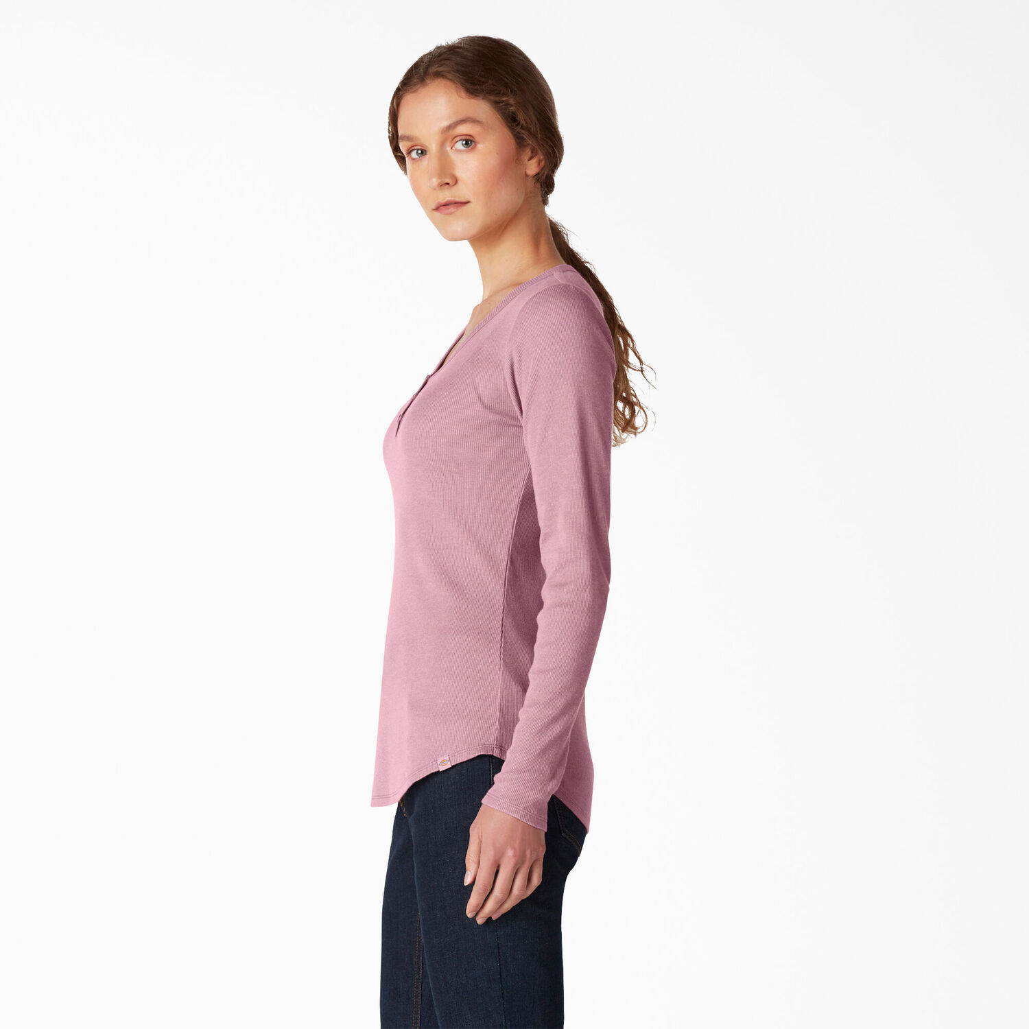 Dickies Women's Henley Long Sleeve Shirt