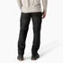 Dickies Men's Temp-iQ 365 Regular Fit Double Knee Tapered Duck Pants in Rinsed Black