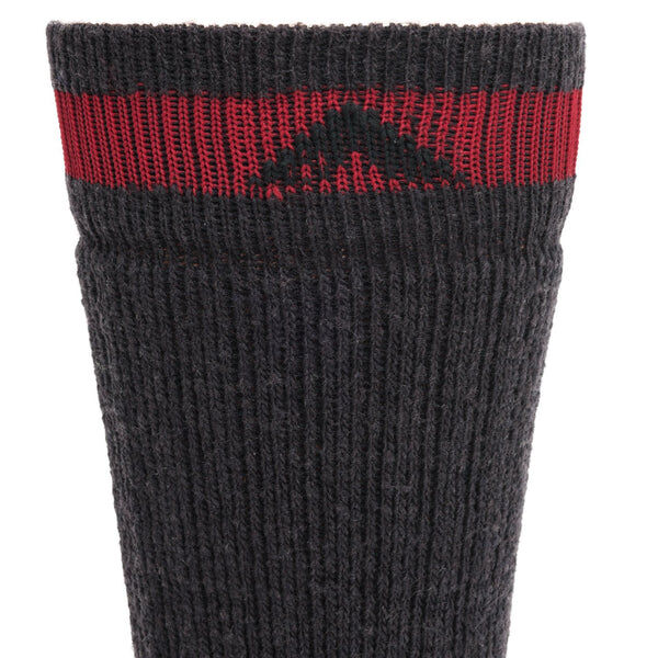 Wigwam Men's Canada II Heavyweight Wool Crew Sock in Charcoal