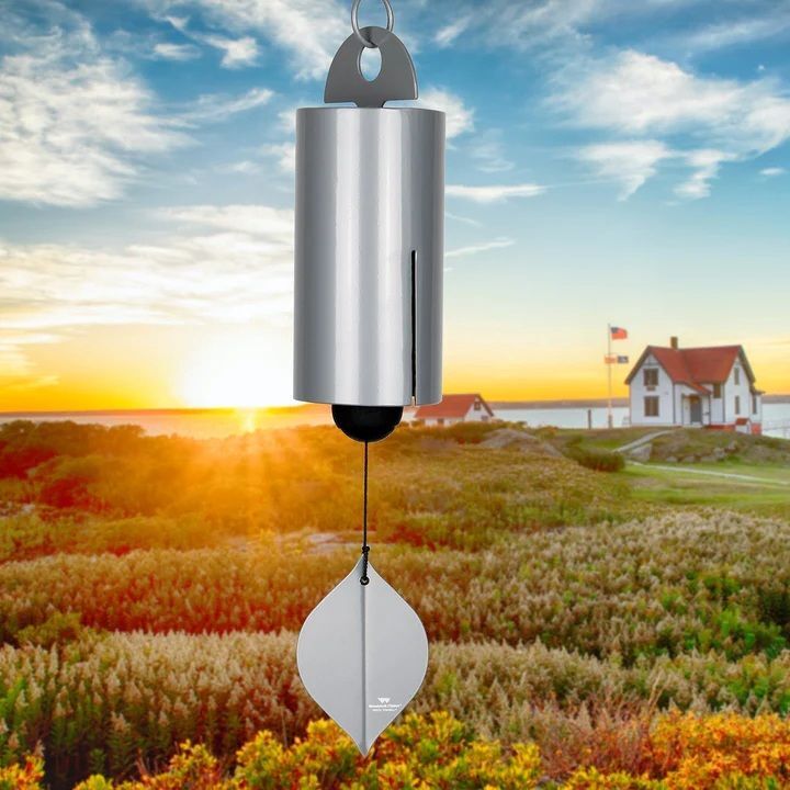 Woodstock Chimes Heroic Windbell Harbor Gray Medium