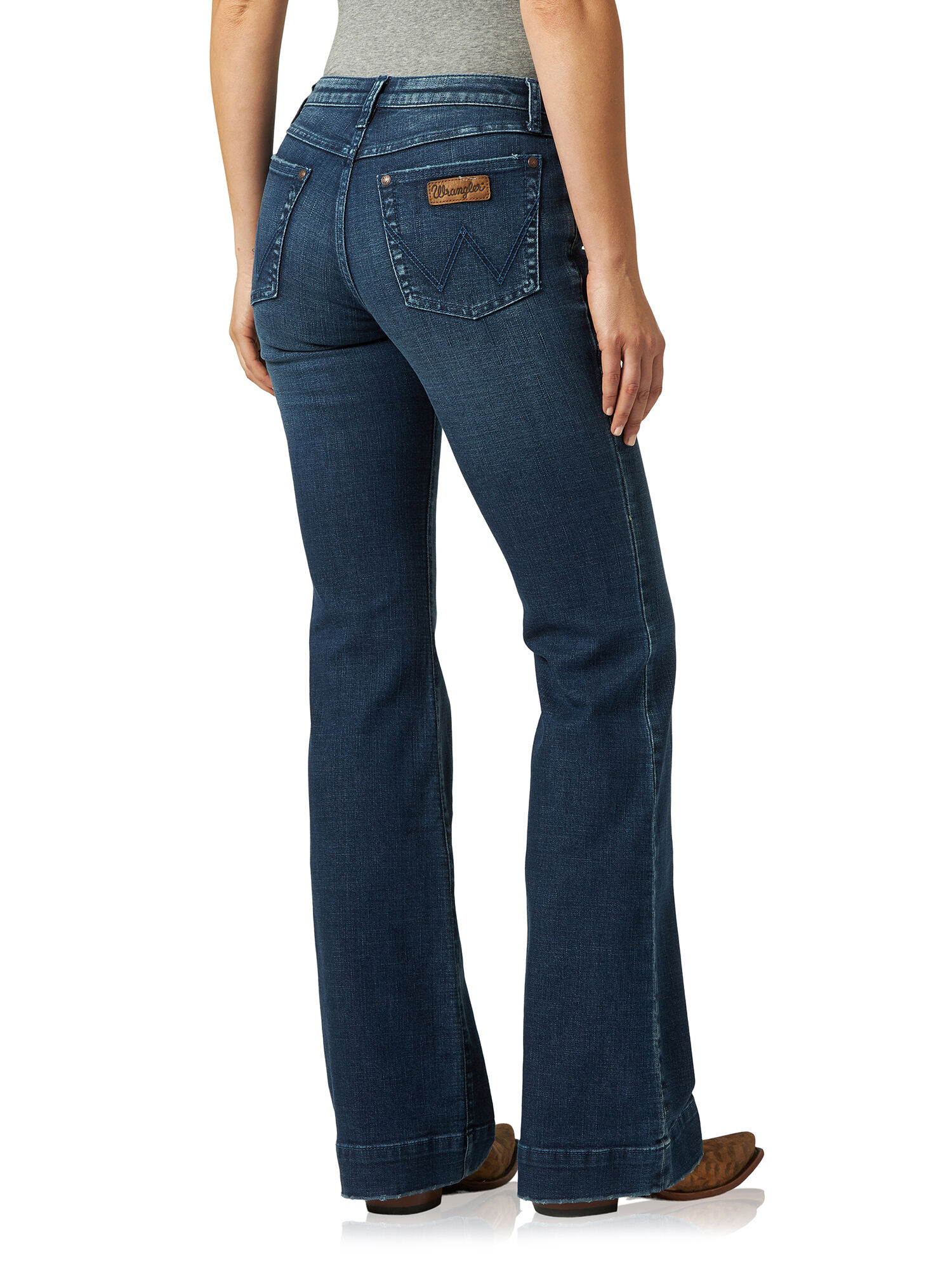 Wrangler Women's Retro Mae Wide Leg Trouser Jean