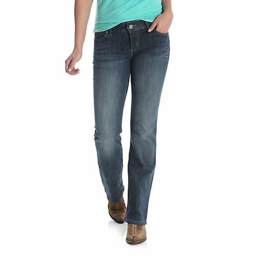 Wrangler Women's Essential Mid Rise Bootcut Jean