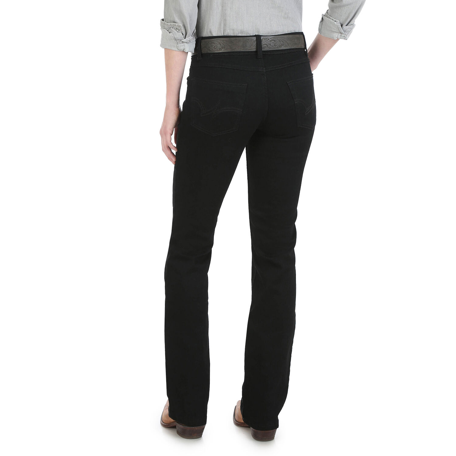 Wrangler Women's Essential Mid Rise Bootcut Jean