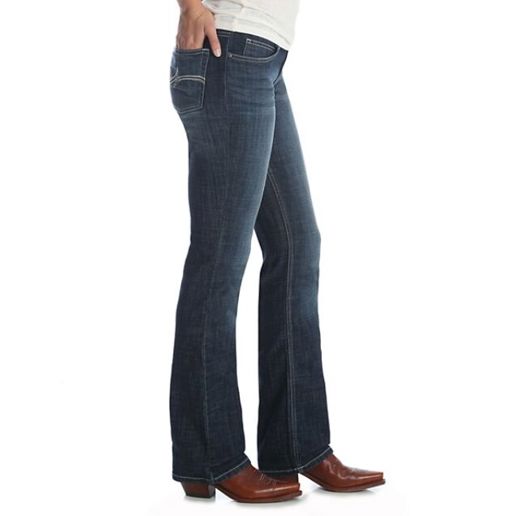 Wrangler Women's Essential Mid Rise Bootcut Jean