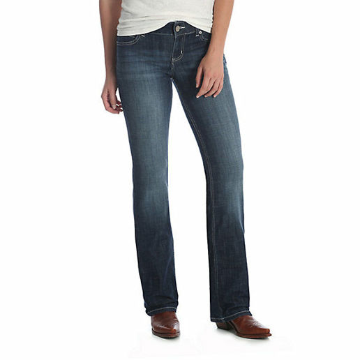 Wrangler Women's Essential Mid Rise Bootcut Jean