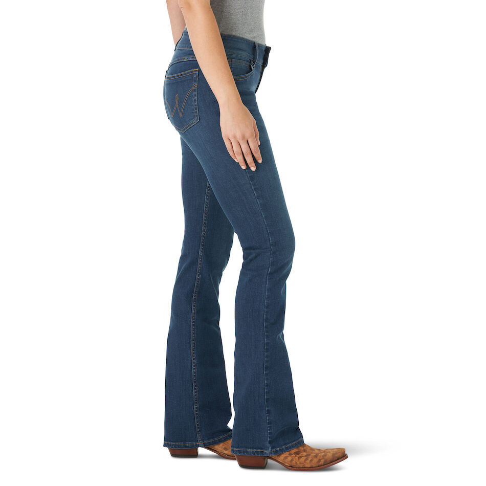 Wrangler Women's Essentials Mid Rise Bootcut Jean