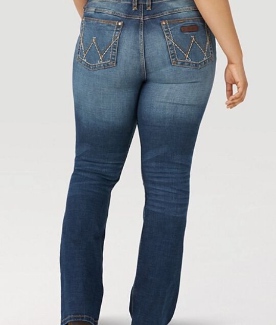 Women's Wrangler Retro® Mae Jean (Plus) In Ms Wash