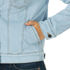 Wrangler® Women's Retro® Western Sherpa Lined Denim Button Jacket in Bleached Denim