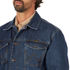 Wrangler® Men's Blanket Lined Denim Jacket in Storm Blue