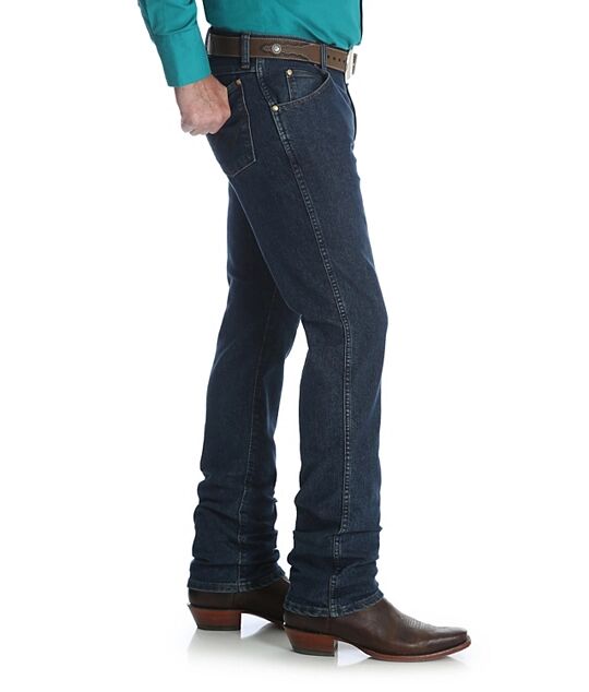 Wrangler Men's Premium Performance Cowboy Cut Advanced Comfort Wicking Slim Fit Jean 