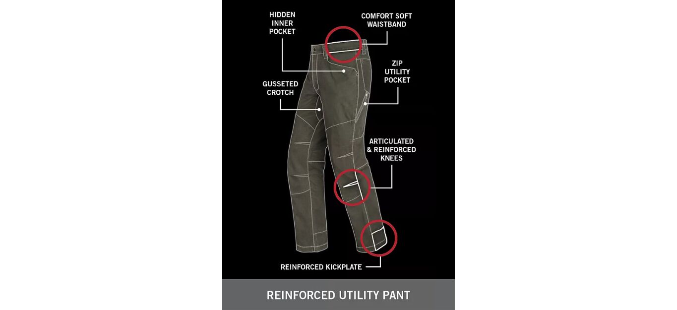 Wrangler Men's Reinforced Utility Pant 