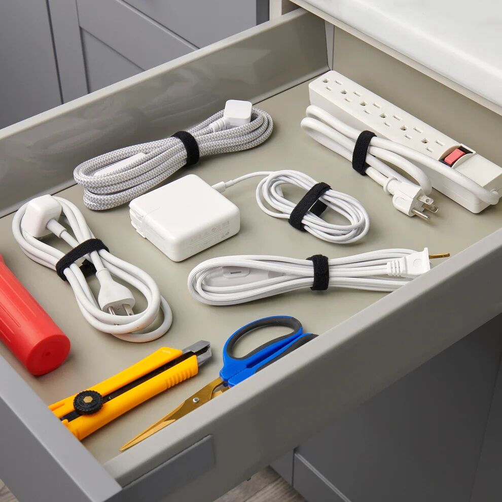 Wrap-It Storage Self Gripping Cable Ties Roll, 8-In X 1/2-In
