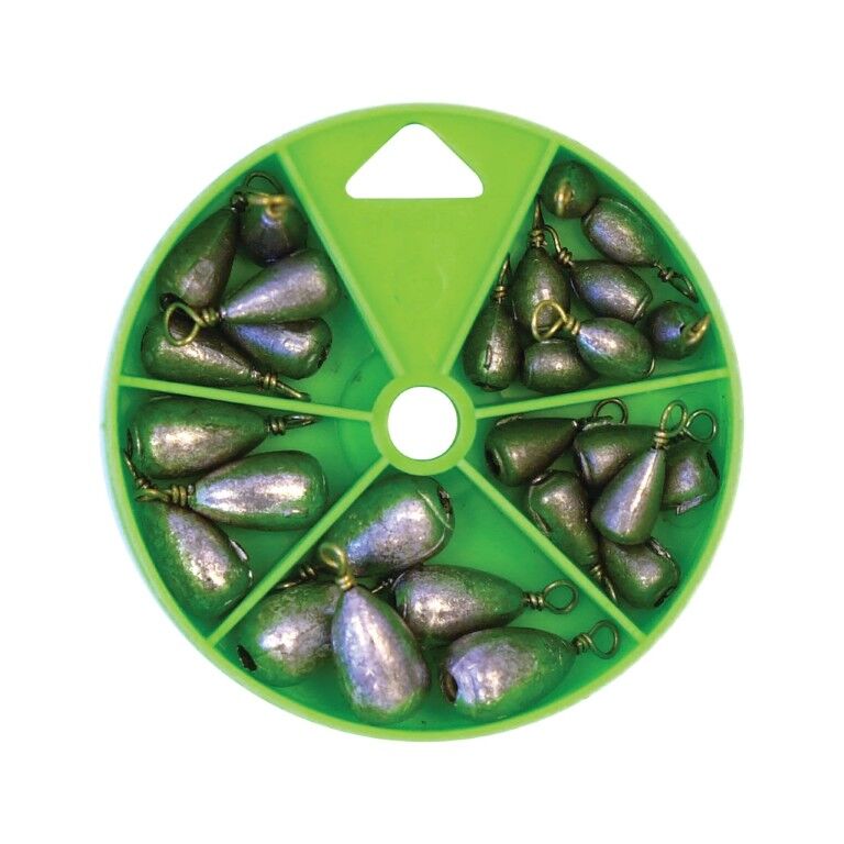 Eagle Claw Bass Casting Sinker Assortment, 27-Ct