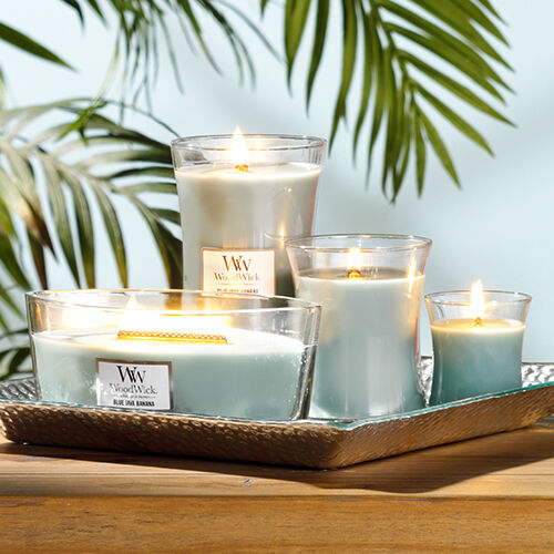 Blue Java Banana Scented Candle, Ellipse