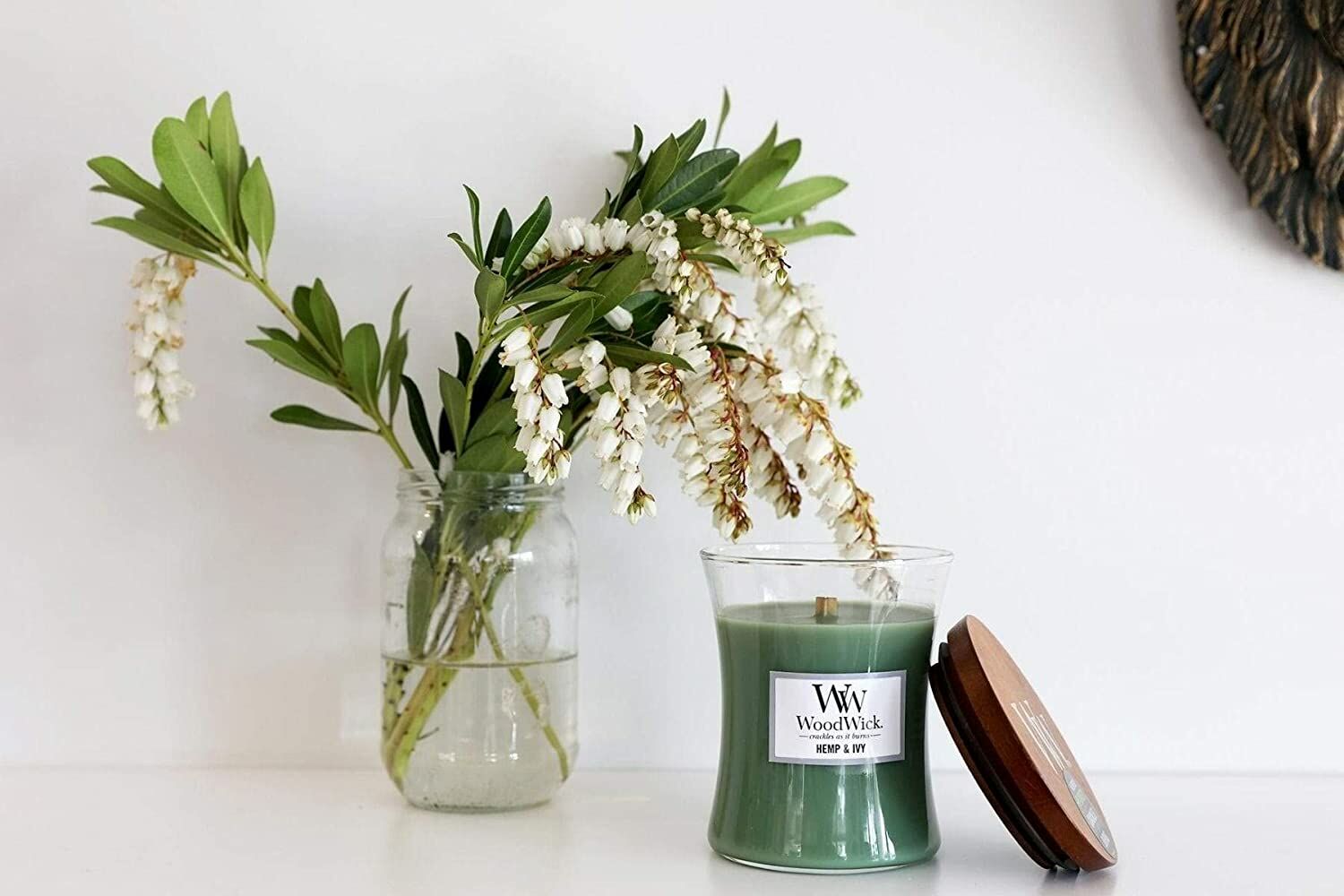 Hemp & Ivy Medium Hourglass Scented Candle