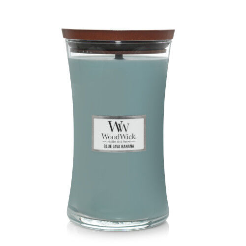 Blue Java Banana Large Hourglass Jar Scented Candle