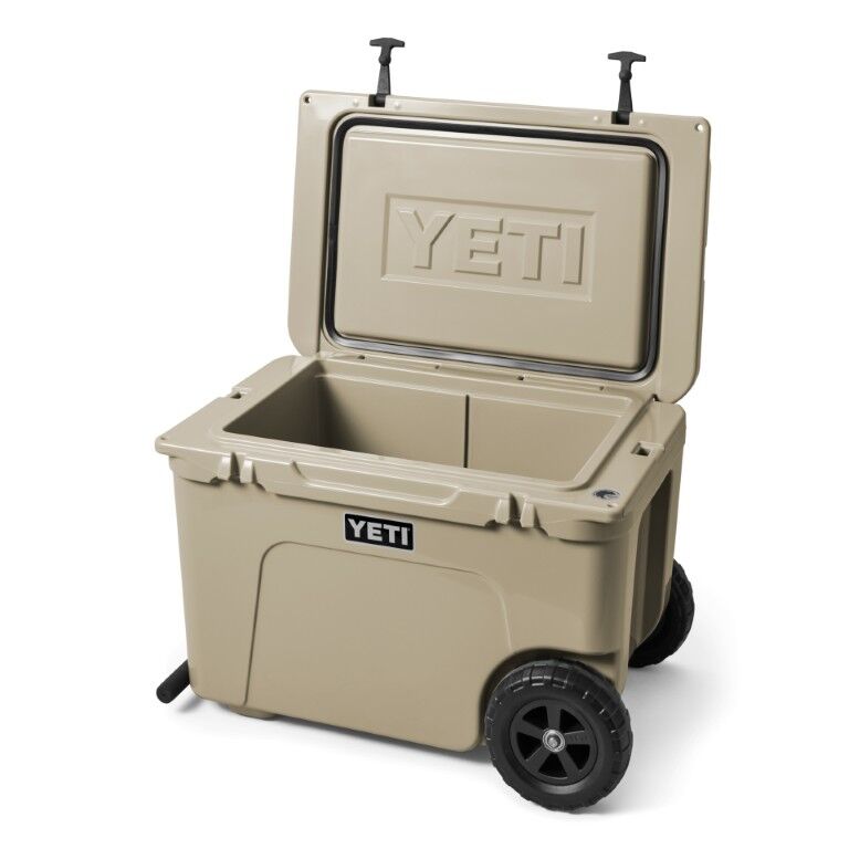 Yeti Tundra Haul Tan Wheeled Cooler