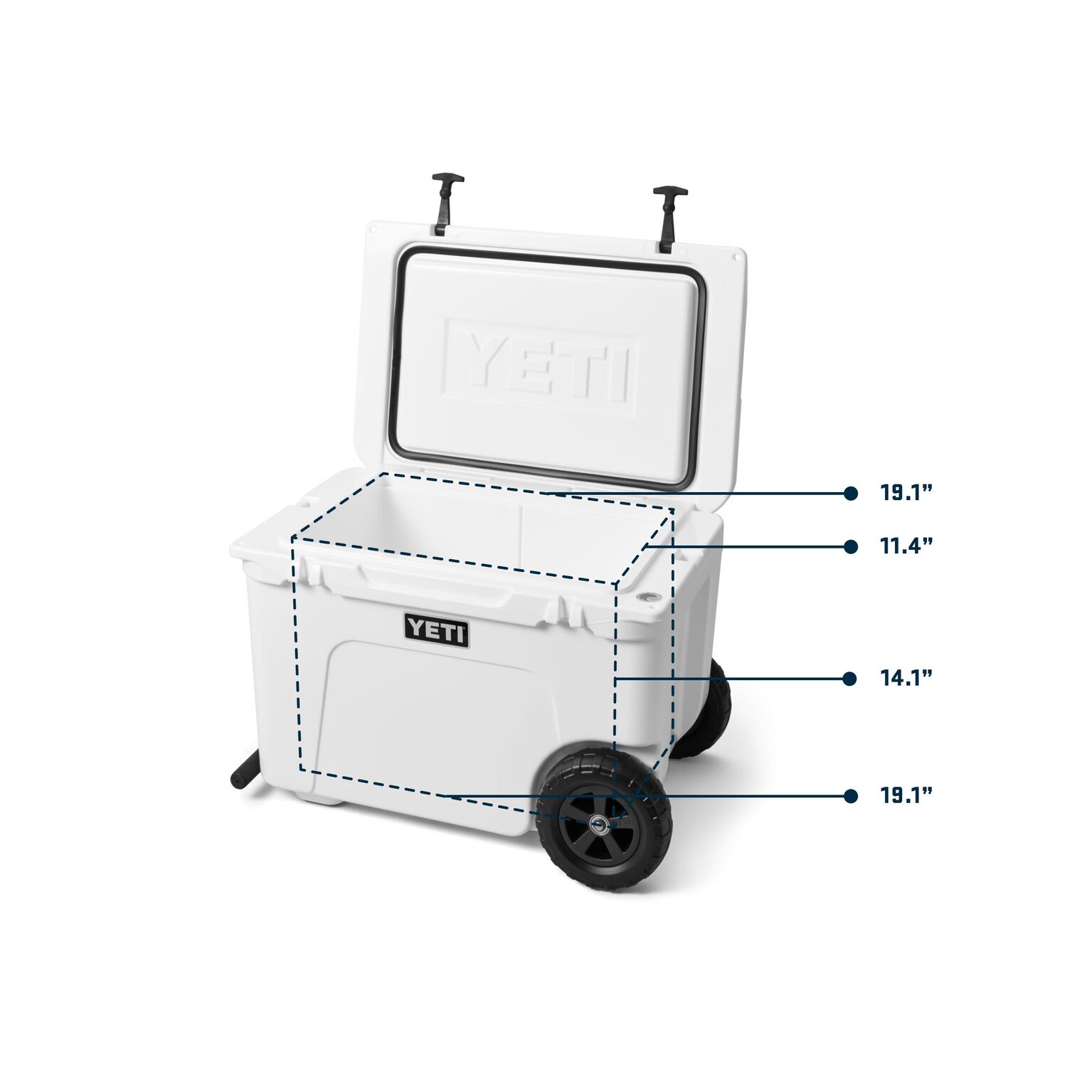 Yeti Tundra Haul Tan Wheeled Cooler